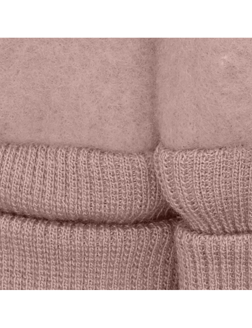 HUTTEliHUT Rękawiczki dziecięce z wełny merino Wool Fleece Rose HUTTEliHUT Rękawiczki dziecięce z wełny merino Wool Fleece Rose