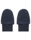 HUTTEliHUT Rękawiczki dziecięce z wełny merino Wool Fleece Blue