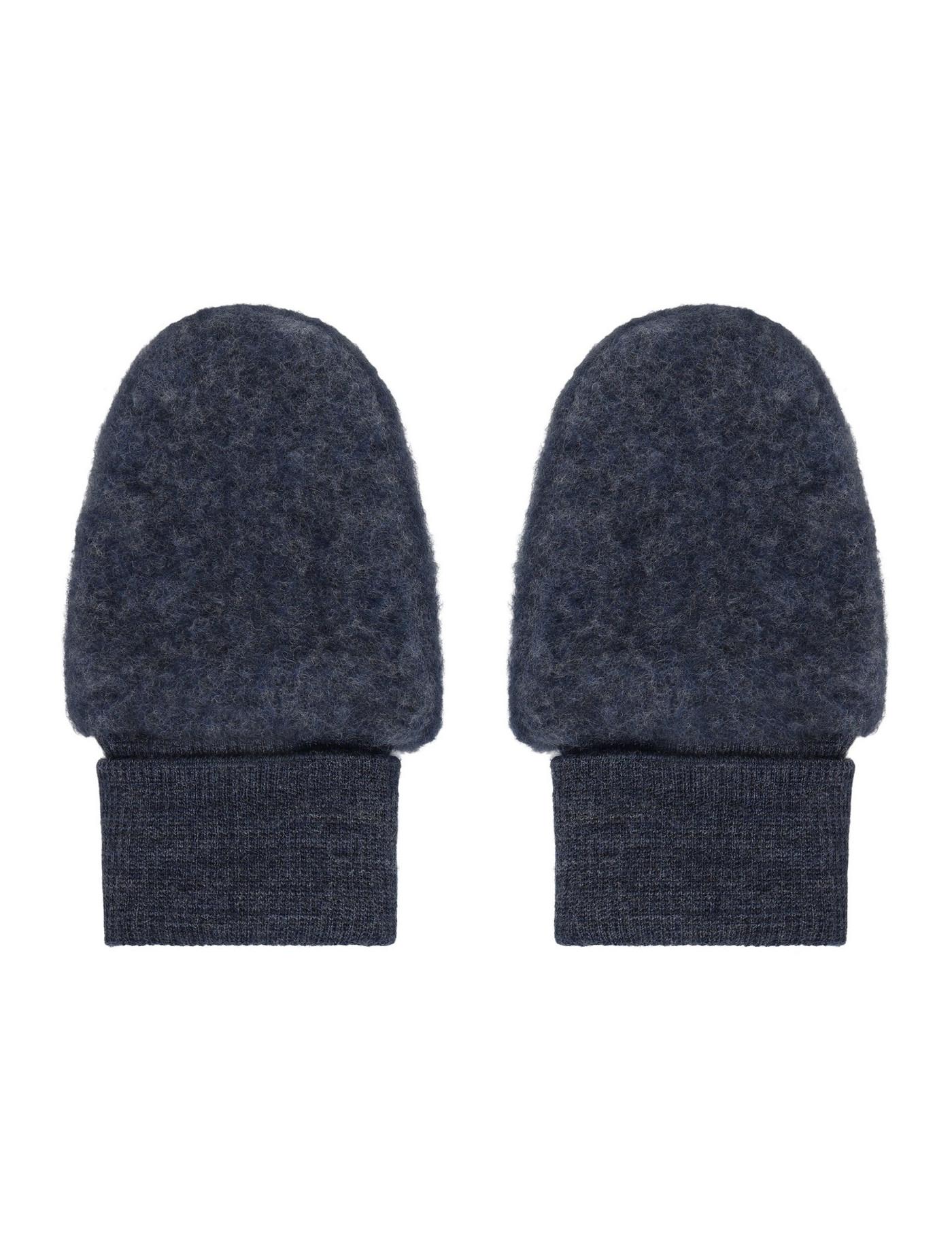 HUTTEliHUT Rękawiczki dziecięce z wełny merino Wool Fleece Blue