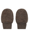 HUTTEliHUT Rękawiczki dziecięce z wełny merino Wool Fleece Brown