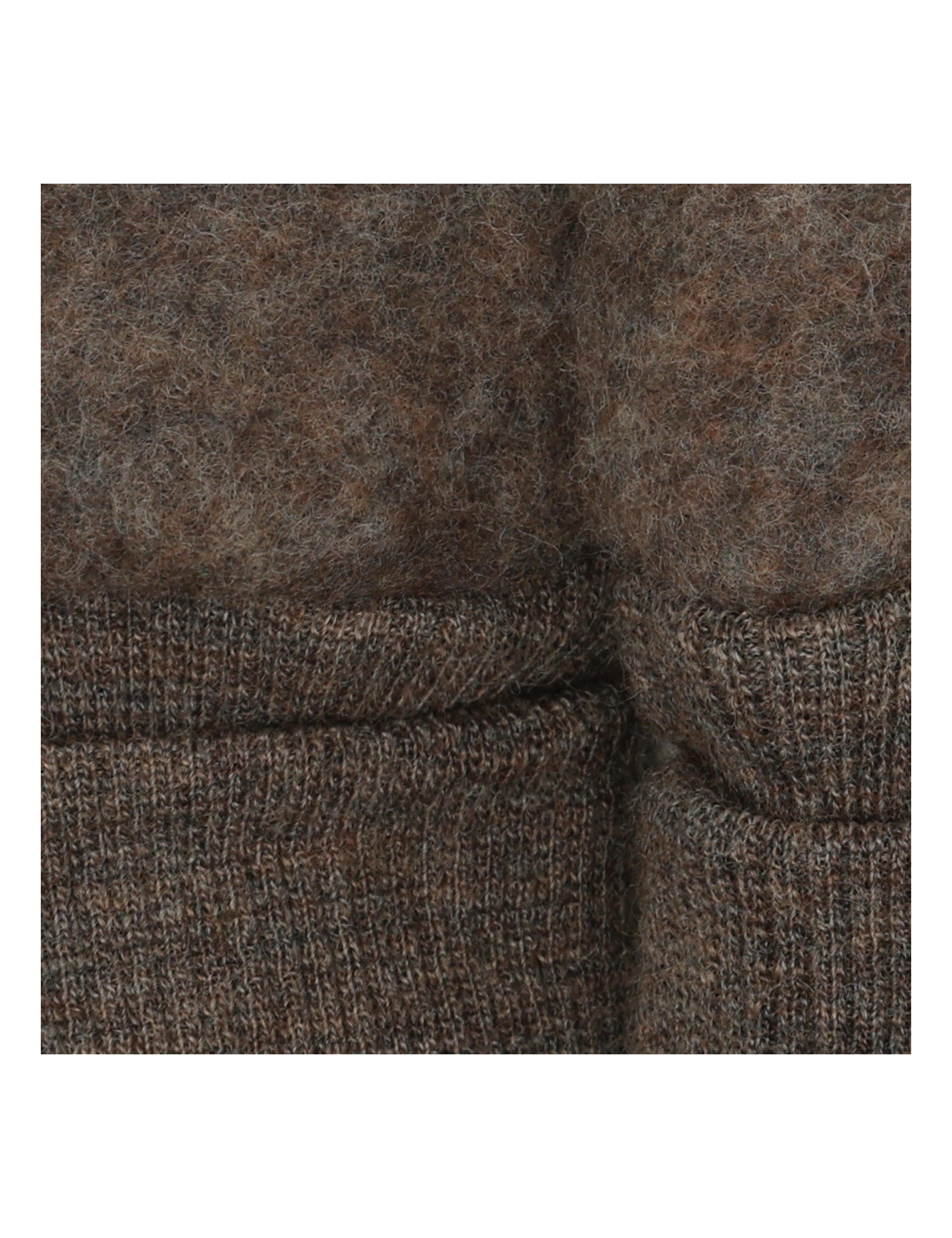 HUTTEliHUT Rękawiczki dziecięce z wełny merino Wool Fleece Brown