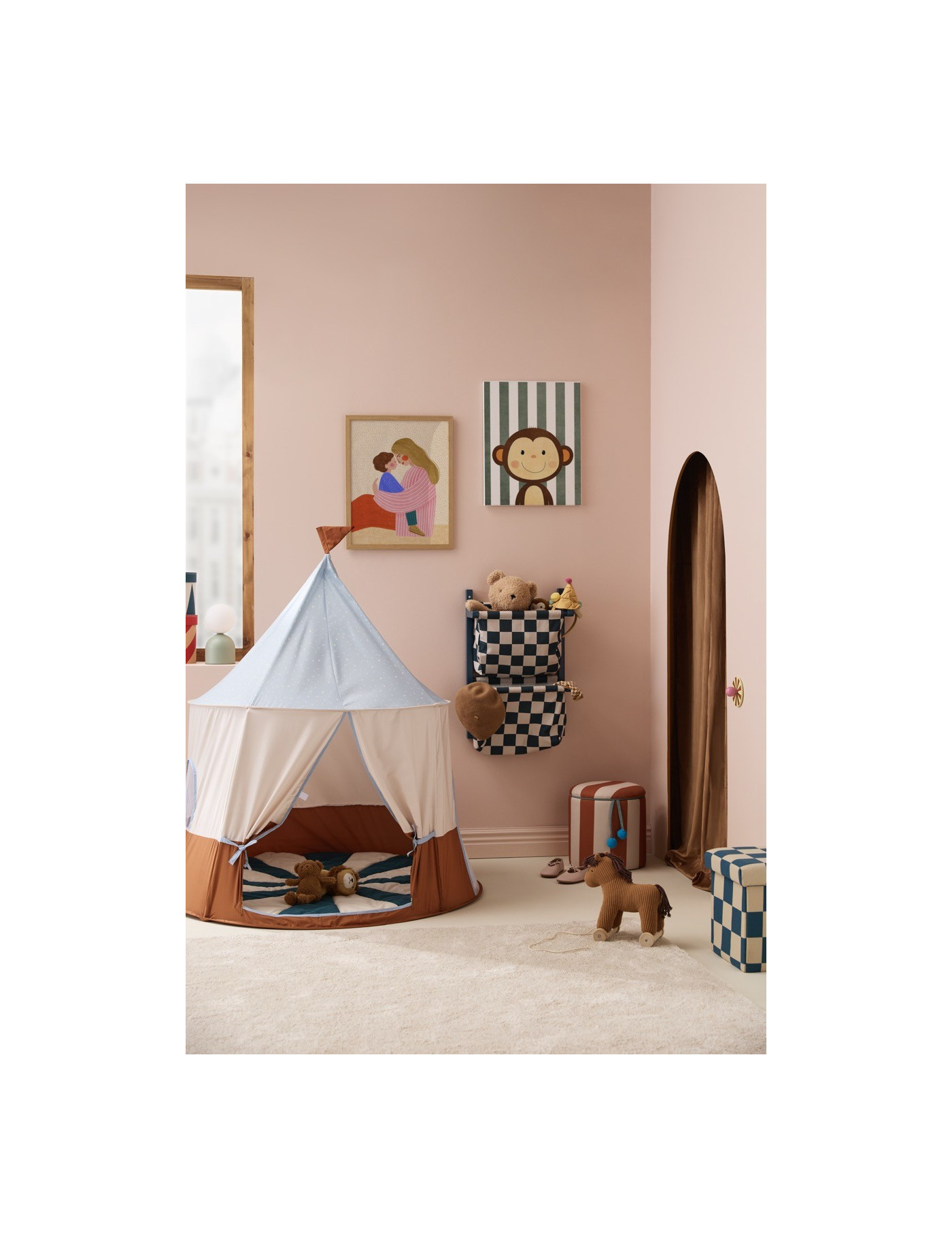 Kid's Concept - Namiot do zabawy Circus, niebieski