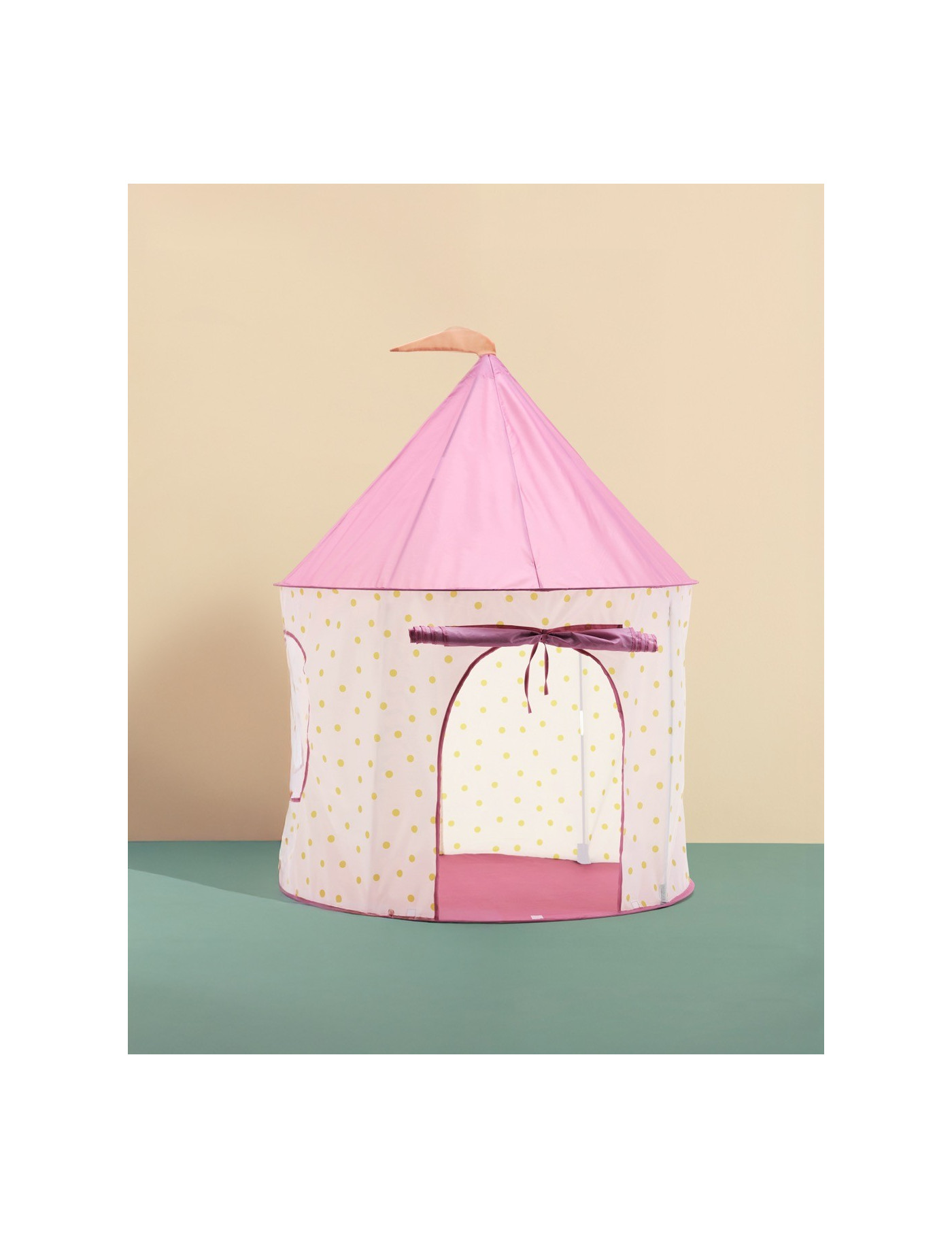 Kid's Concept - Namiot do zabawy w kropki, różowy