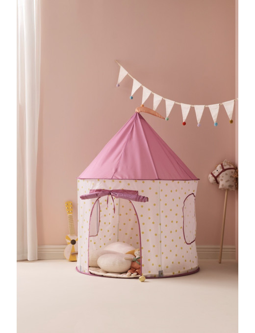 Kid's Concept - Namiot do zabawy w kropki, różowy