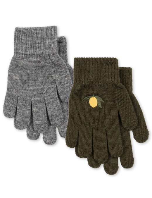 Konges Sløjd Filla Gloves 2-pack – rękawiczki dziecięce | Ecobobo