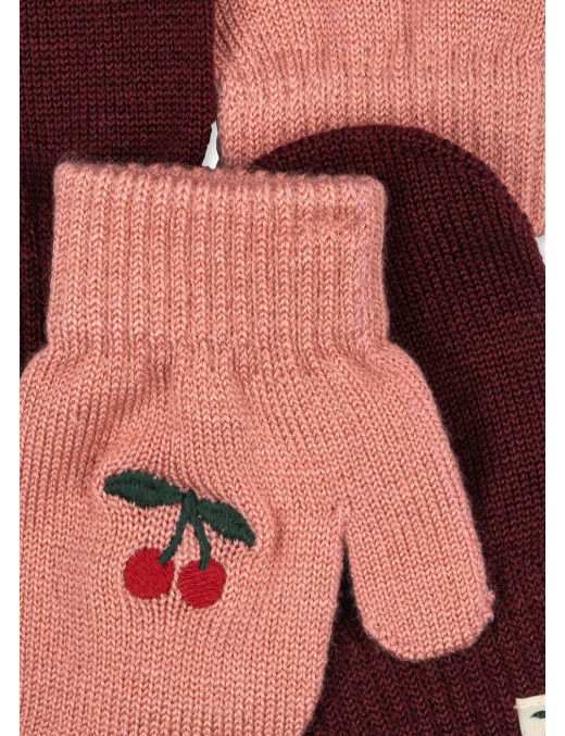 Konges Sløjd Filla Mittens 2-pack – rękawiczki dziecięce | Ecobobo