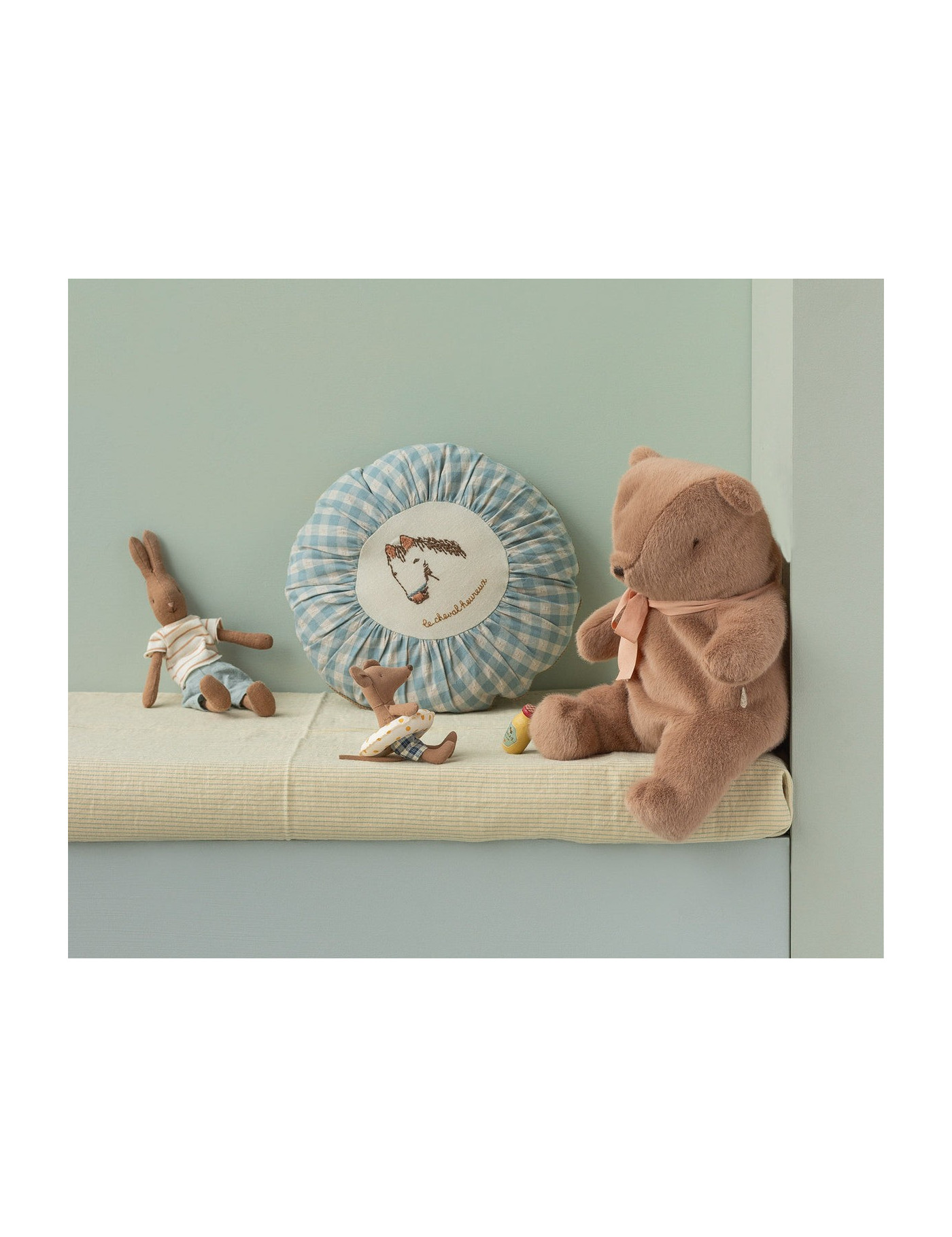 Maileg Teddy Bear Plush Medium Soft Brown | Pluszowy miś | Ecobobo Maileg Teddy Bear Plush Medium Soft Brown | Pluszowy miś | Ecobobo