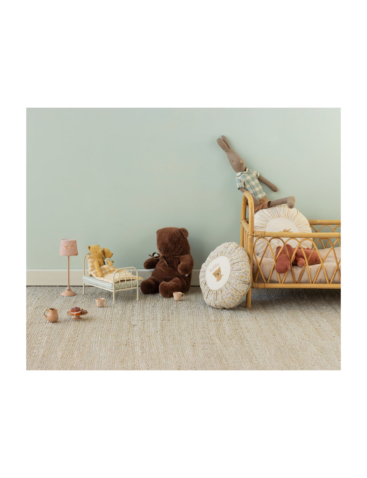 Maileg Teddy Bear Plush Medium Dark Chocolate | Miś | Ecobobo