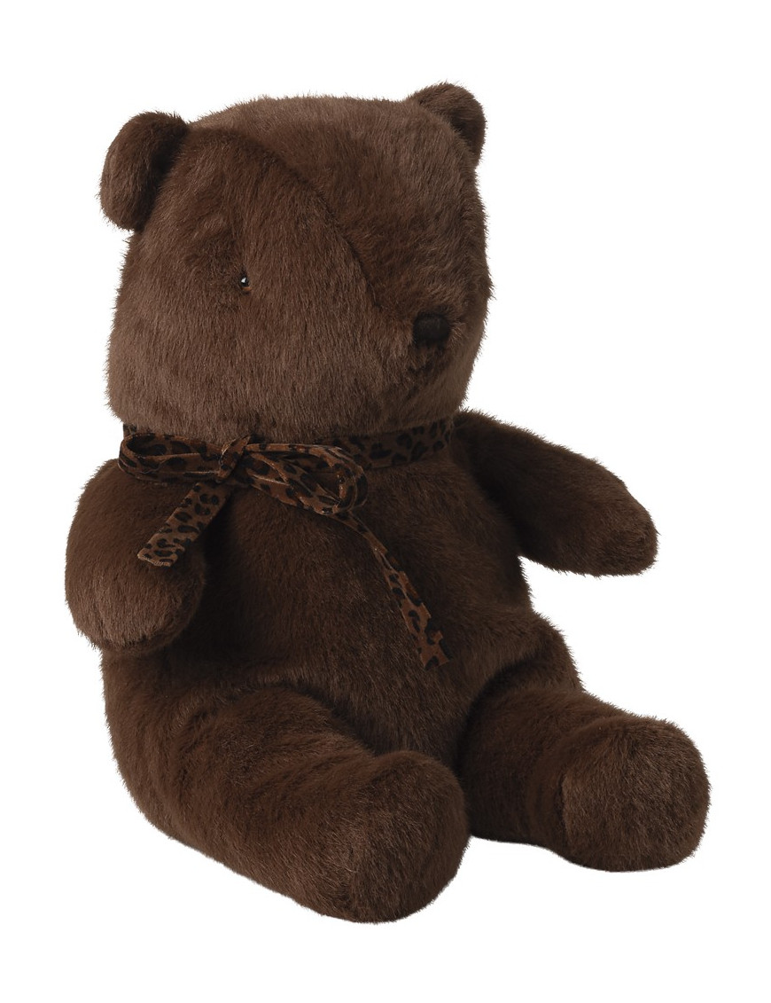 Maileg Teddy Bear Plush Medium Dark Chocolate | Miś | Ecobobo