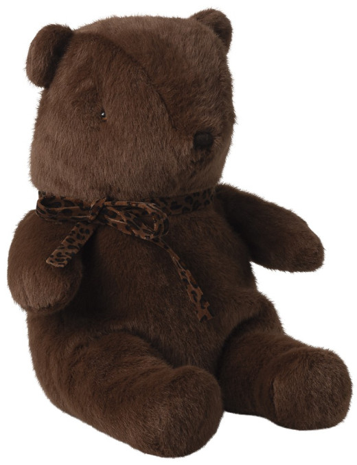 Maileg Teddy Bear Plush Medium Dark Chocolate | Miś | Ecobobo