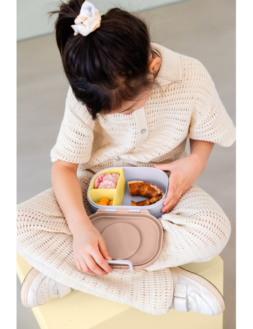 Lunchbox z przegródkami LASSIG Pattern Party | Pudełko śniadaniowe | Ecobobo