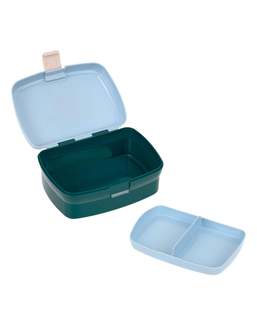 Lunchbox dla dzieci LASSIG Tiny Team z przegródką | Ecobobo