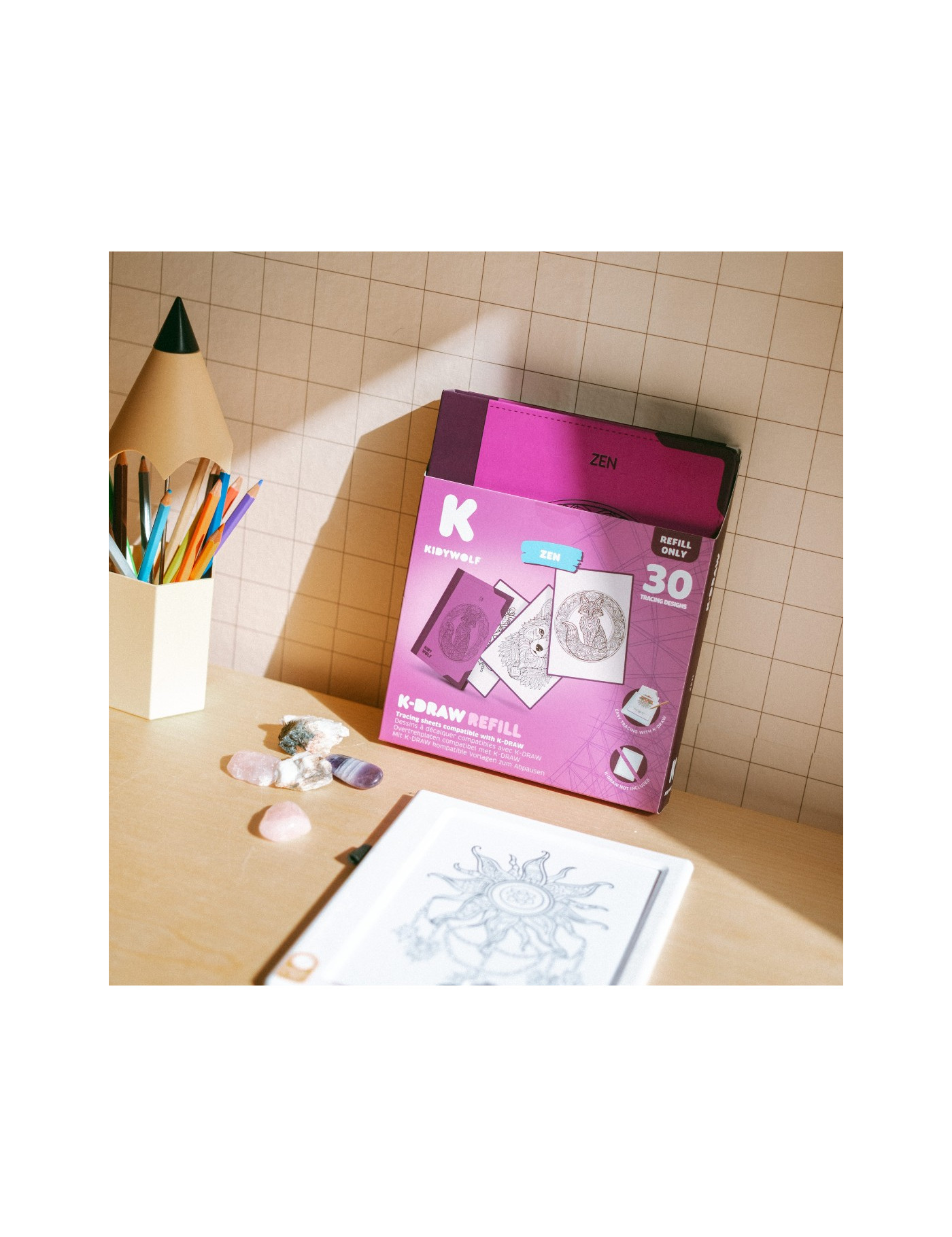 KIDYDRAW PAD Zen – Wkład do Nauki Rysowania | Ecobobo