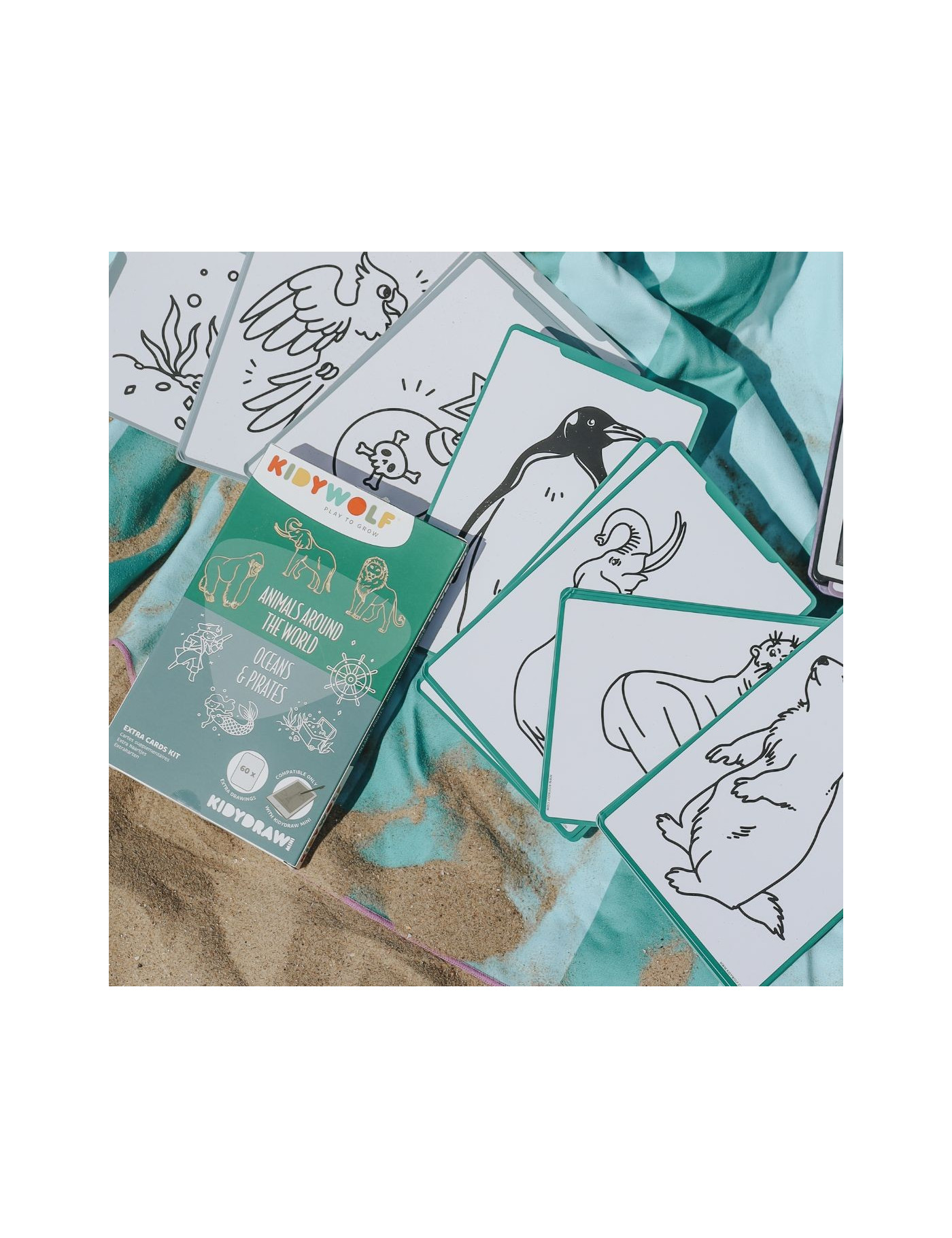 KIDYDRAW MINI – Karty do Rysowania Zwierzęta i Oceany | Ecobobo KIDYDRAW MINI – Karty do Rysowania Zwierzęta i Oceany | Ecobobo