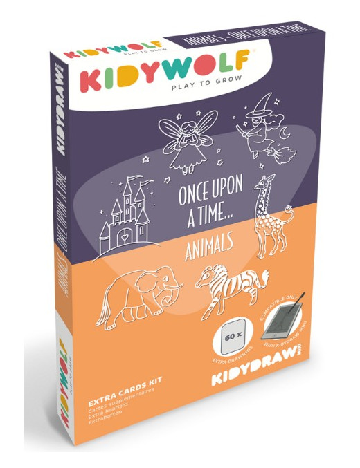 KIDYDRAW MINI – Karty do Rysowania Bajki i Zwierzęta | Ecobobo