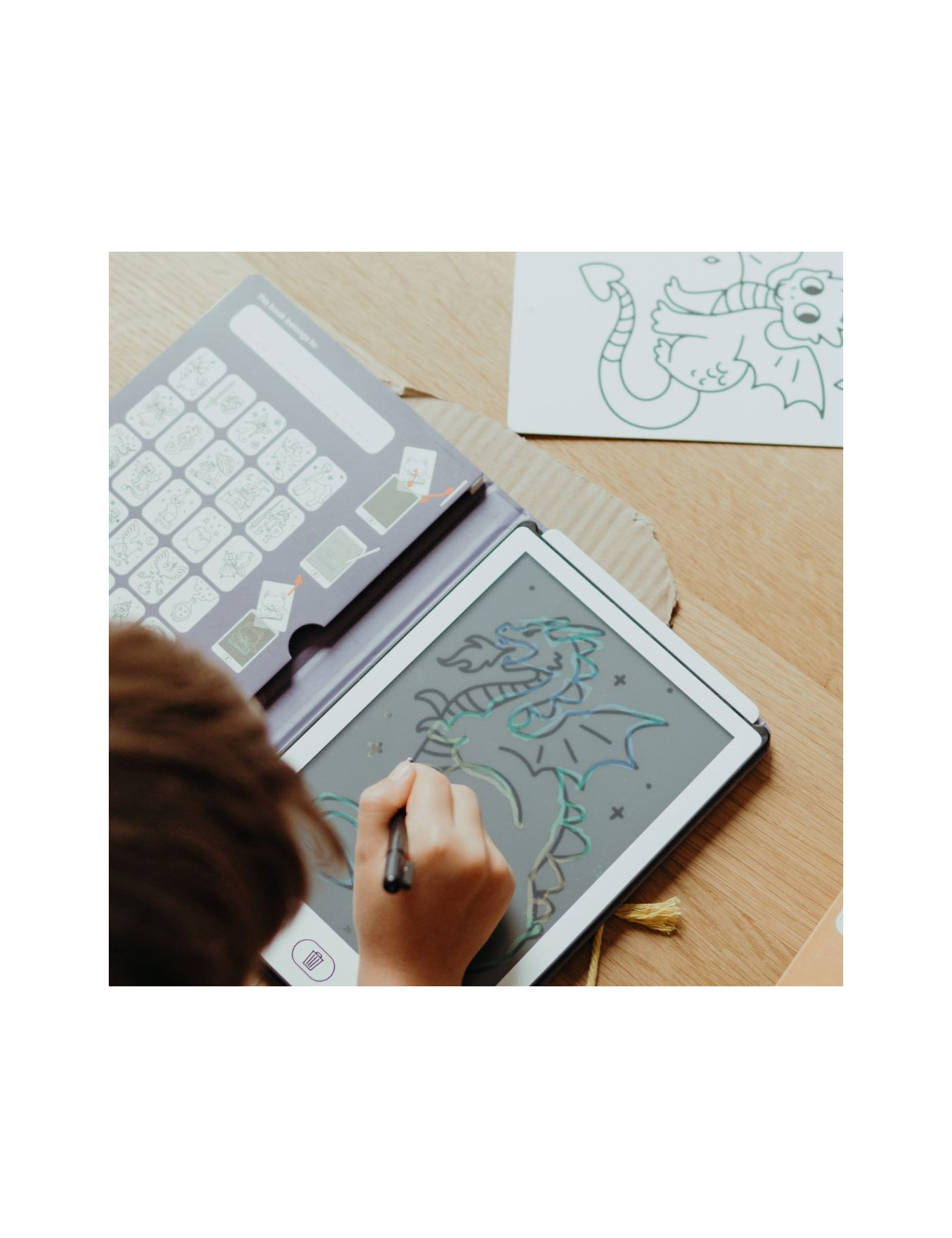 KIDYDRAW MINI – Karty do Rysowania Bajki i Zwierzęta | Ecobobo