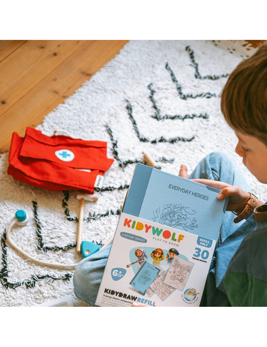 KIDYDRAW PAD Bohaterowie Codzienności – Wkład do Nauki Rysowania | Ecobobo KIDYDRAW PAD Bohaterowie Codzienności – Wkład do Nauki Rysowania | Ecobobo
