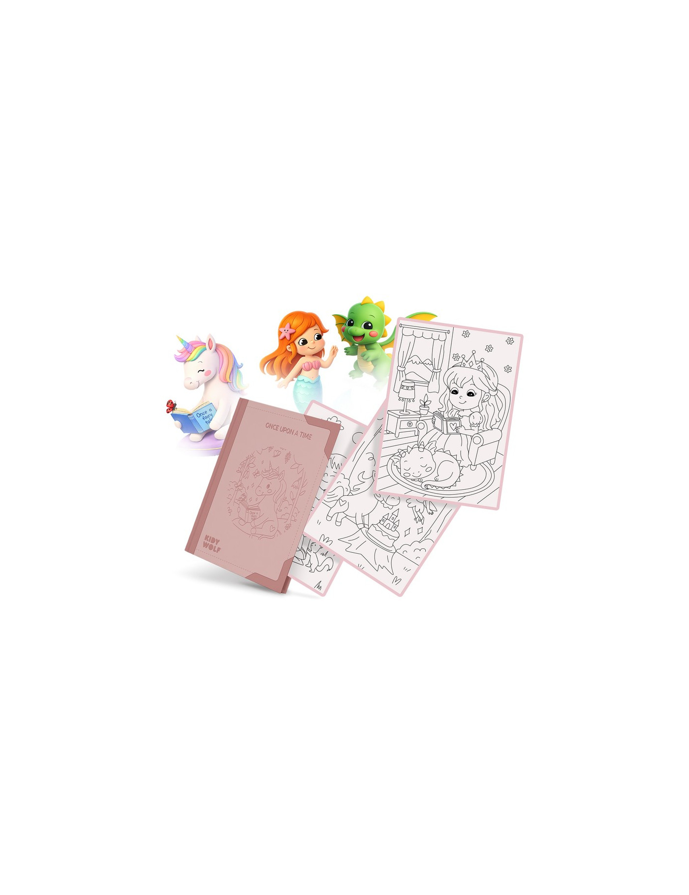 KIDYDRAW PAD Dawno, Dawno Temu – Wkład do Nauki Rysowania | Ecobobo KIDYDRAW PAD Dawno, Dawno Temu – Wkład do Nauki Rysowania | Ecobobo