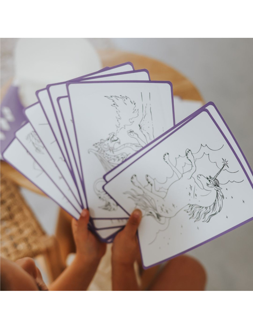 KIDYDRAW PAD Dawno, Dawno Temu 8+ – Wkład do Nauki Rysowania | Ecobobo