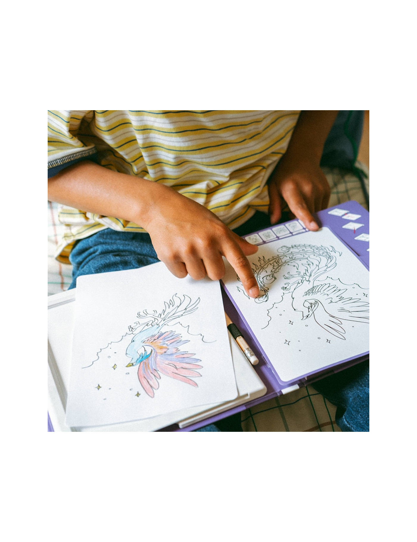 KIDYDRAW PAD Dawno, Dawno Temu 8+ – Wkład do Nauki Rysowania | Ecobobo