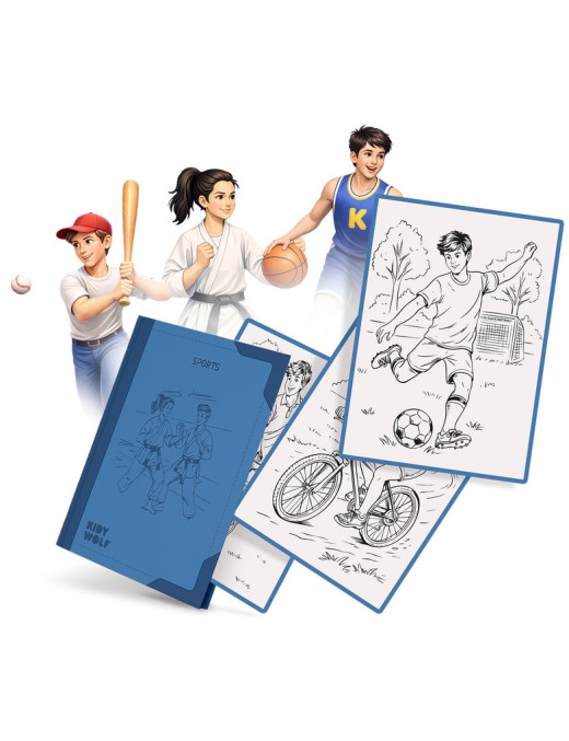 KIDYDRAW PAD Sport – Wkład do Nauki Rysowania | Ecobobo