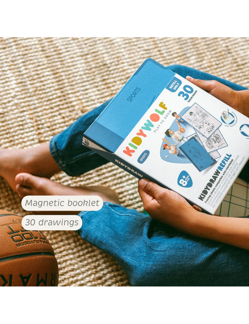 KIDYDRAW PAD Sport – Wkład do Nauki Rysowania | Ecobobo