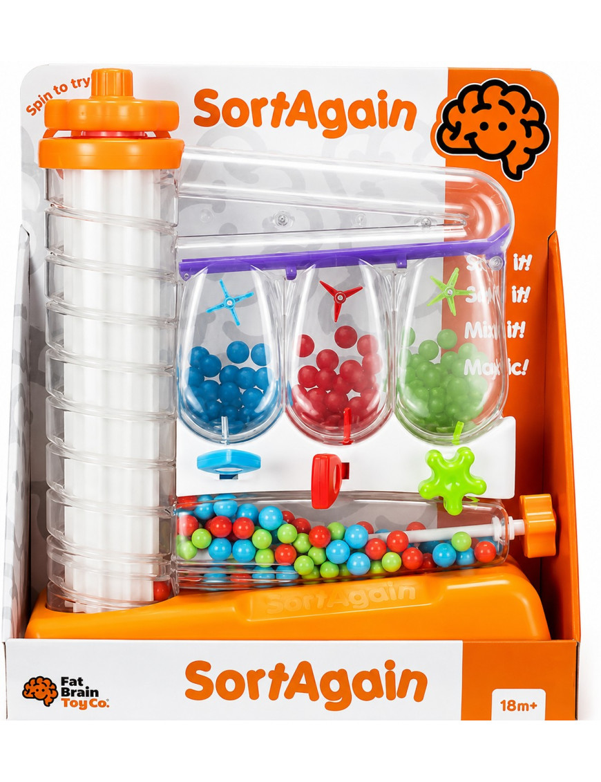 Fat Brain Toys SortAgain – Zakręcony Sorter Sensoryczny | Ecobobo