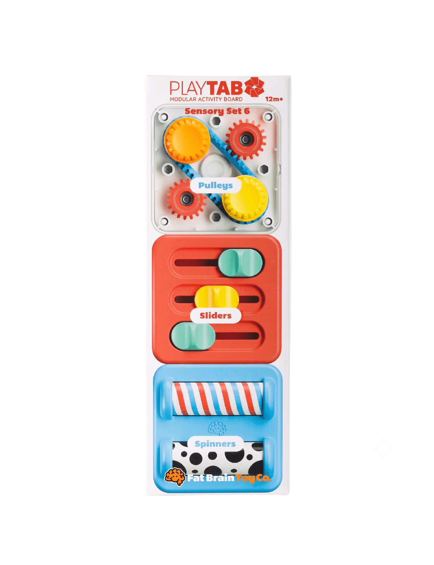 Fat Brain Toys PlayTab – 3 Kwadraty Sensoryczne | Ecobobo