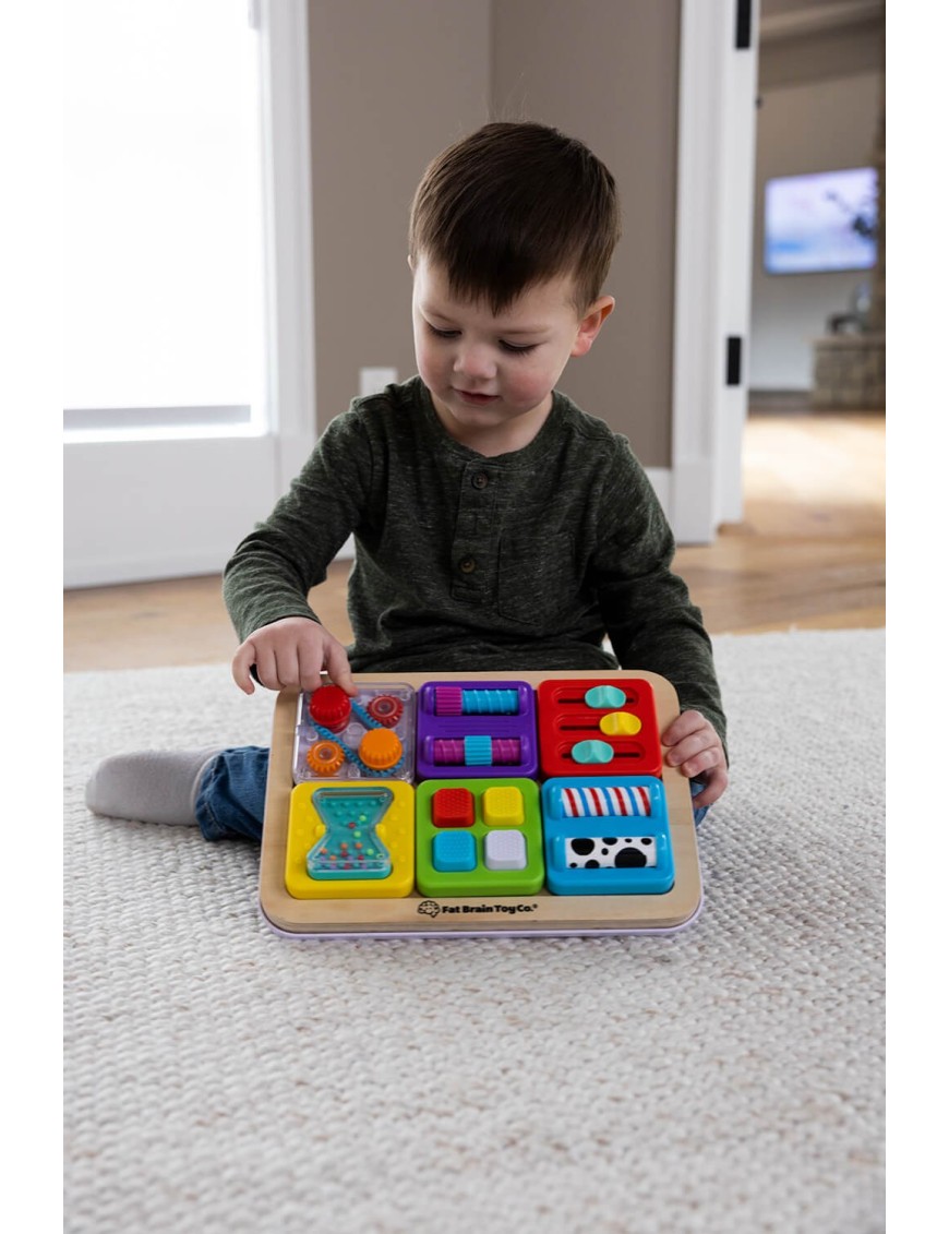 Fat Brain Toys PlayTab – 3 Kwadraty Sensoryczne | Ecobobo