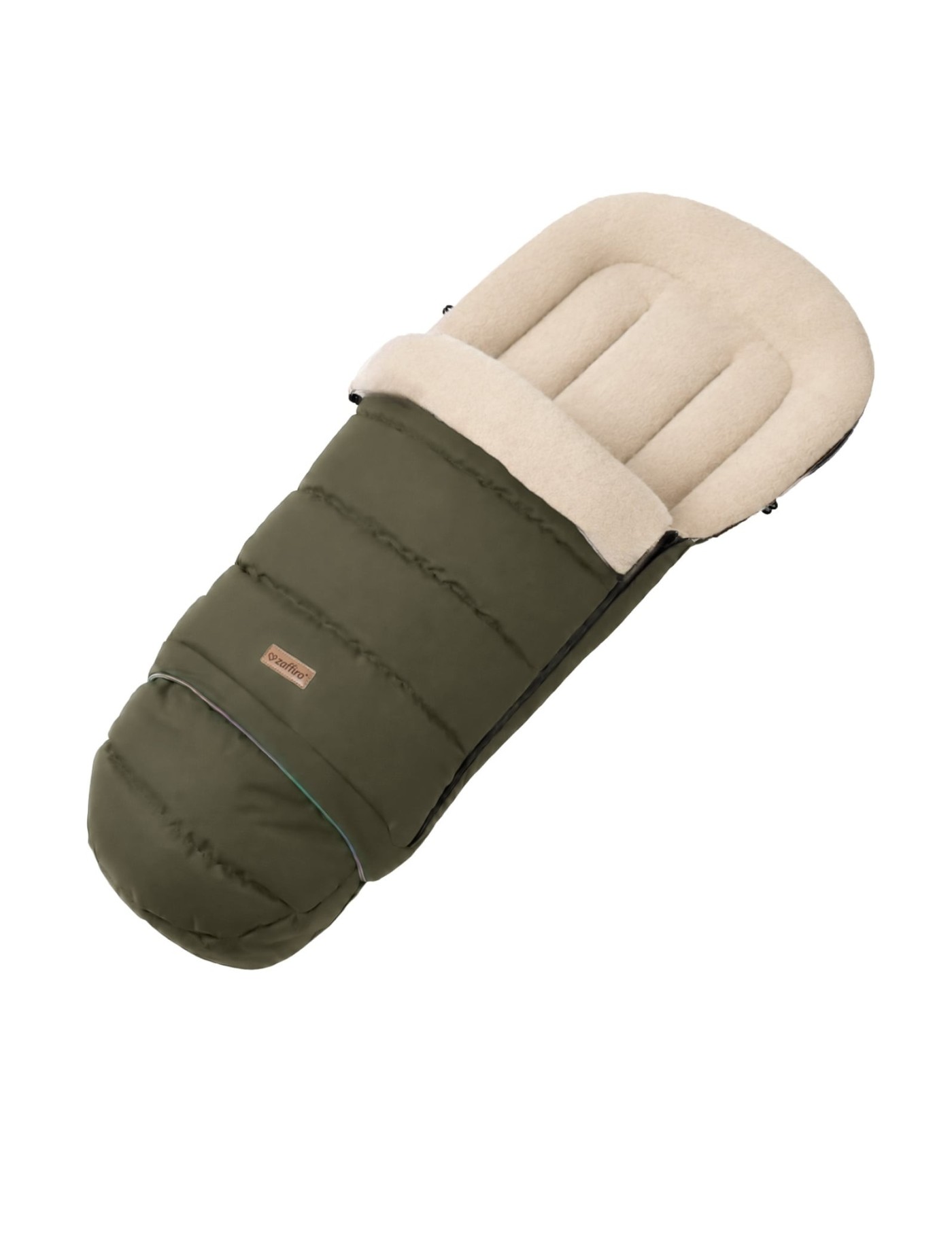 Zaffiro iGrow Scandi Śpiwór Wełniany 0–36 m Khaki | Ecobobo