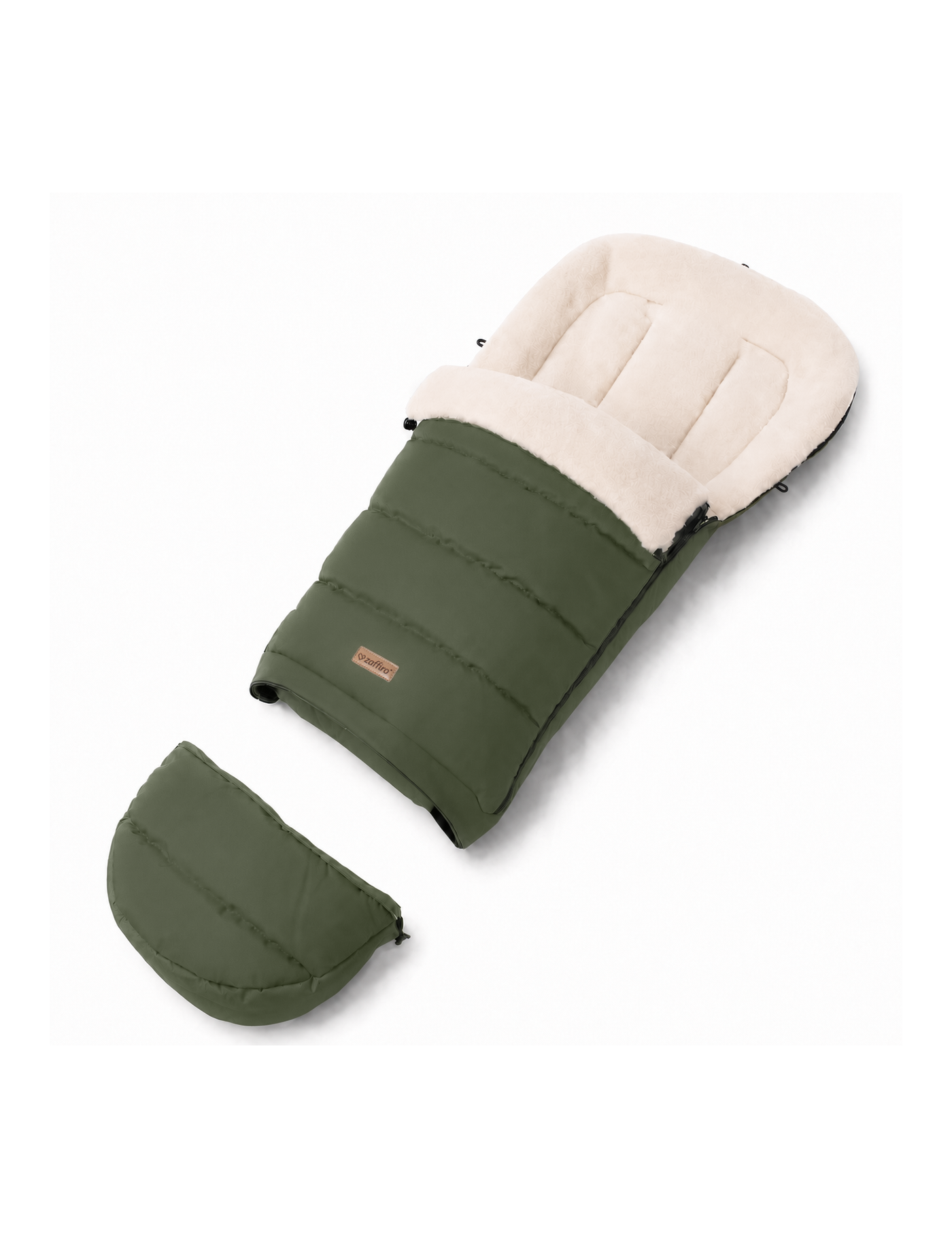 Zaffiro iGrow Scandi Śpiwór Wełniany 0–36 m Khaki | Ecobobo