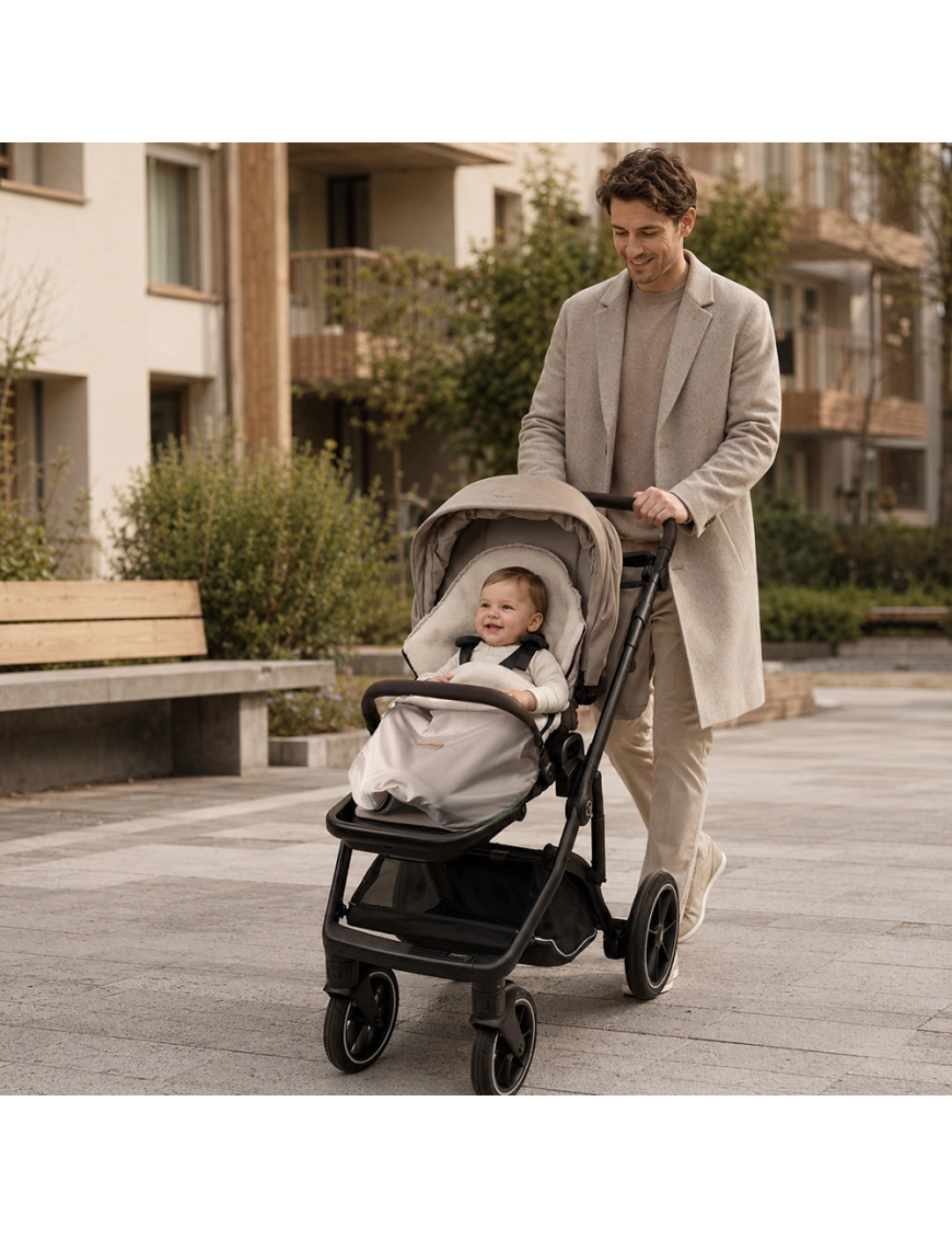 Zaffiro Śpiworek Mini Aspen 0–12 m Beige | Ecobobo