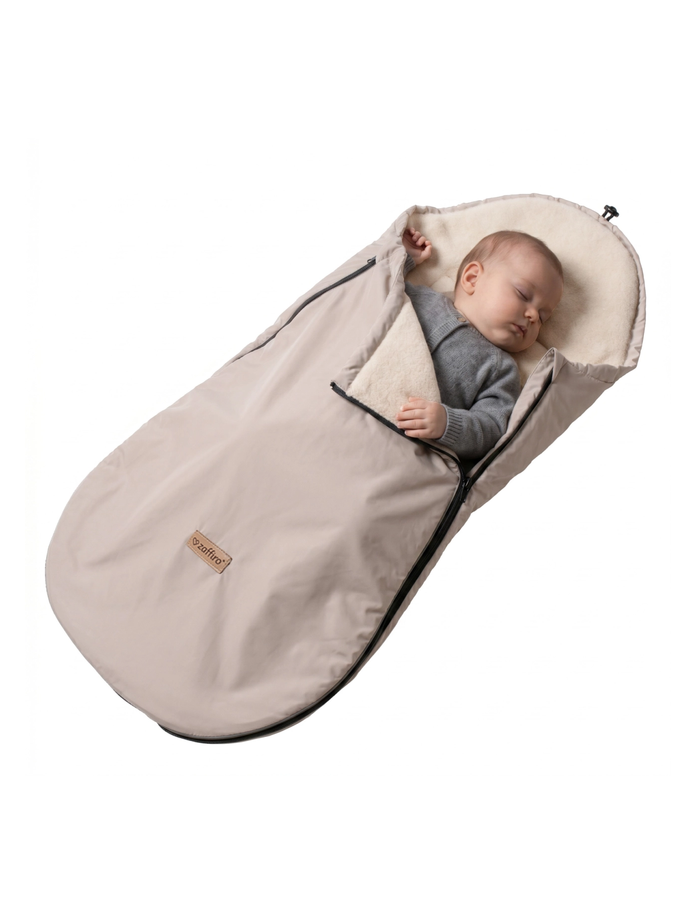 Zaffiro Śpiworek Mini Aspen 0–12 m Beige | Ecobobo