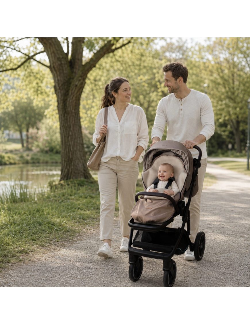 Zaffiro Śpiworek Mini Aspen 0–12 m Latte | Ecobobo Zaffiro Śpiworek Mini Aspen 0–12 m Latte | Ecobobo
