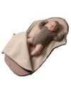 Zaffiro Śpiworek Mini Aspen 0–12 m Latte | Ecobobo Zaffiro Śpiworek Mini Aspen 0–12 m Latte | Ecobobo