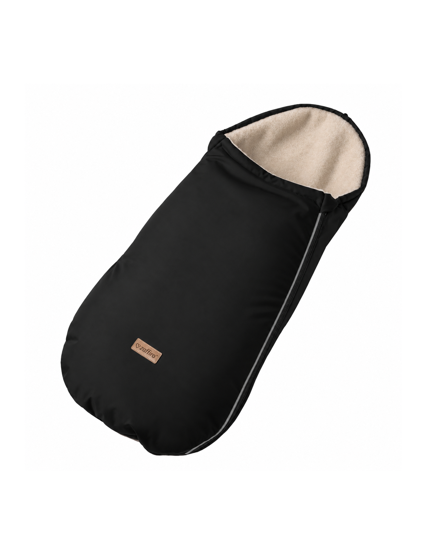 Zaffiro Śpiworek Mini Scandi 0–12 m Black | Ecobobo
