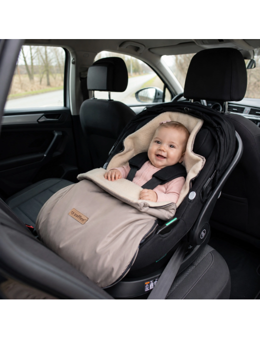 Zaffiro Śpiworek Mini Scandi 0–12 m Black | Ecobobo