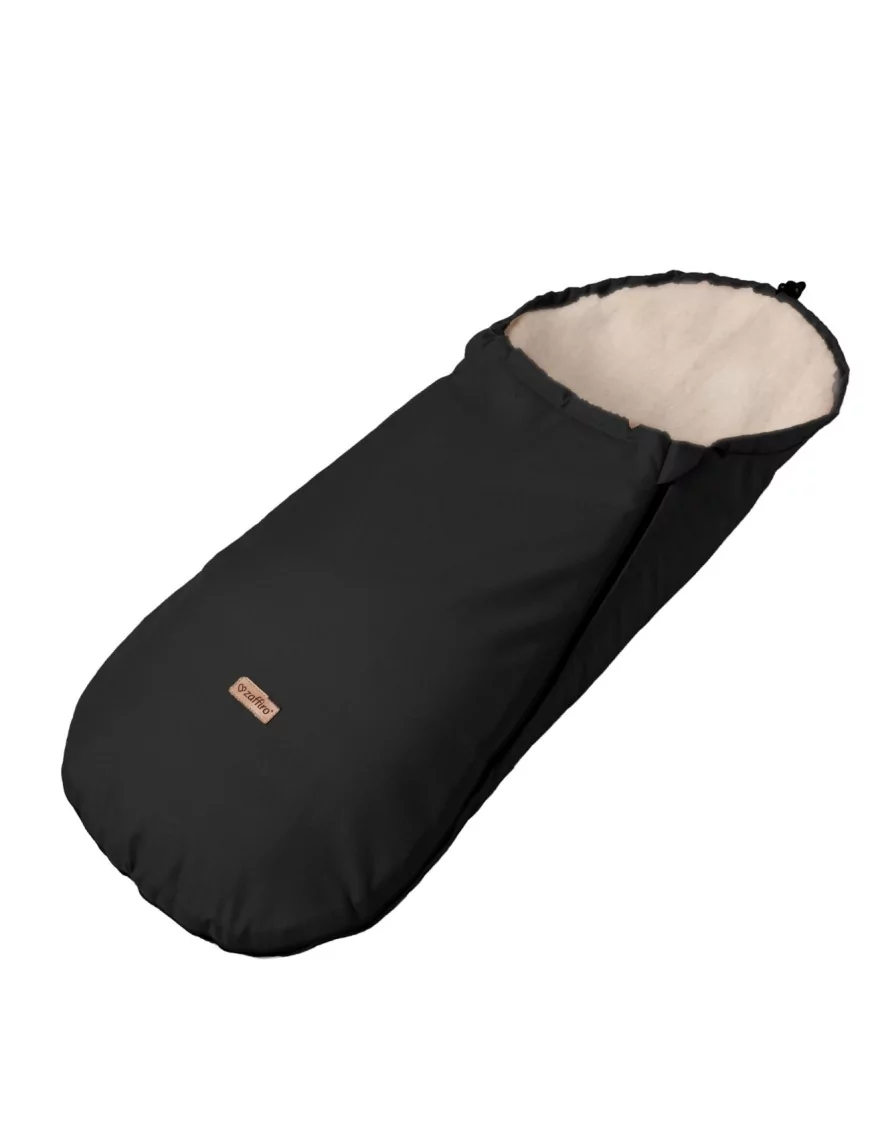 Zaffiro Śpiworek Mini Scandi 0–12 m Black | Ecobobo