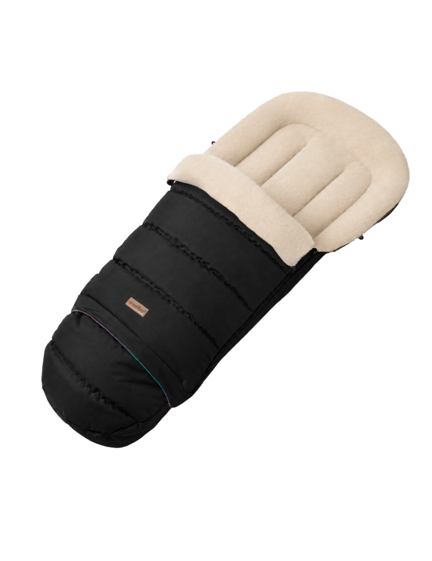 Zaffiro iGrow Scandi Śpiwór Wełniany 0–36 m Black | Ecobobo