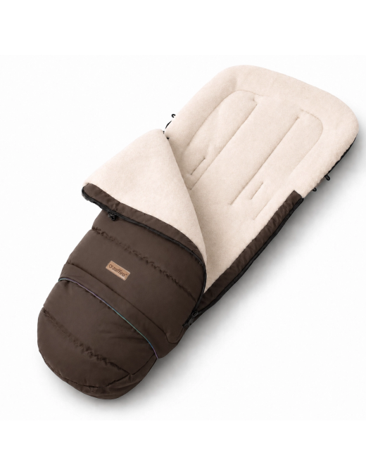 Zaffiro iGrow Scandi Śpiwór Wełniany 0–36 m Brown | Ecobobo