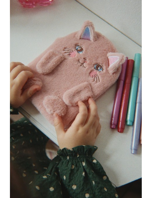 Fuzzy Notebook – Pluszowy Notes dla Dzieci 80 Stron | Ecobobo