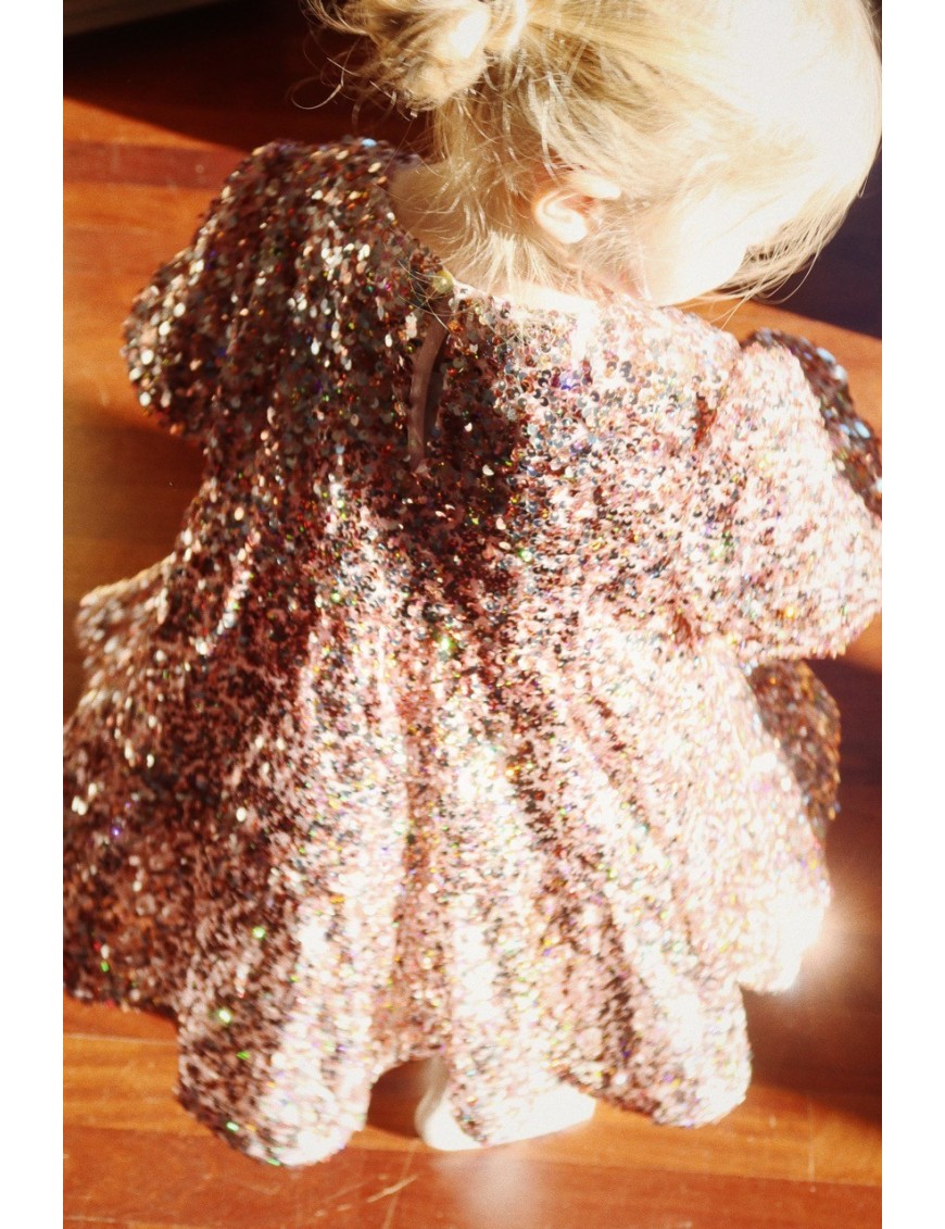 Konges Sløjd Lila Sequins Dress – Cekinowa Sukienka