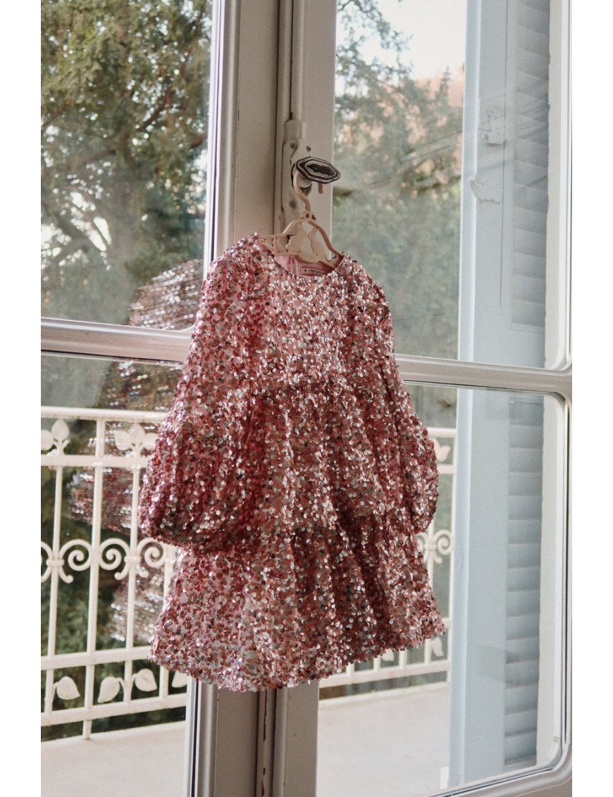 Konges Sløjd Lila Sequins Dress – Cekinowa Sukienka