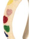 Konges Sløjd Coeur Beaded Hair Brace – Opaska do Włosów