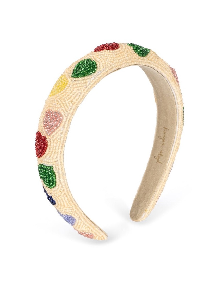 Konges Sløjd Coeur Beaded Hair Brace – Opaska do Włosów
