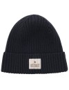 HUTTEliHUT Hat Wool Knit Solid Dark Navy – Czapka