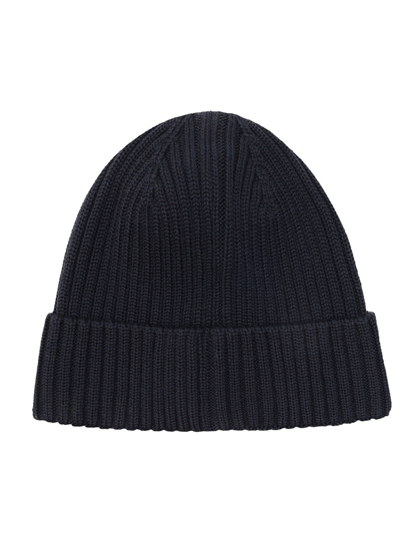 HUTTEliHUT Hat Wool Knit Solid Dark Navy – Czapka
