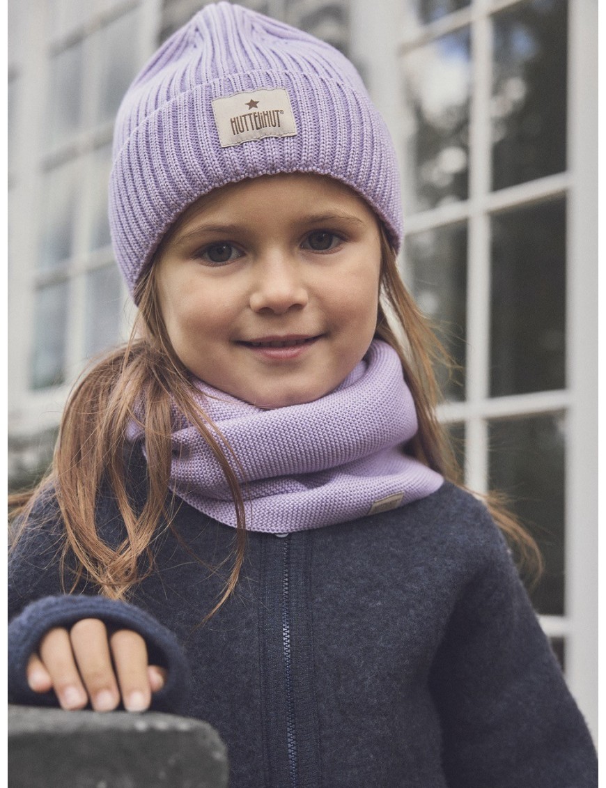 HUTTEliHUT Hat Wool Knit Solid Pink – Różowa Czapka