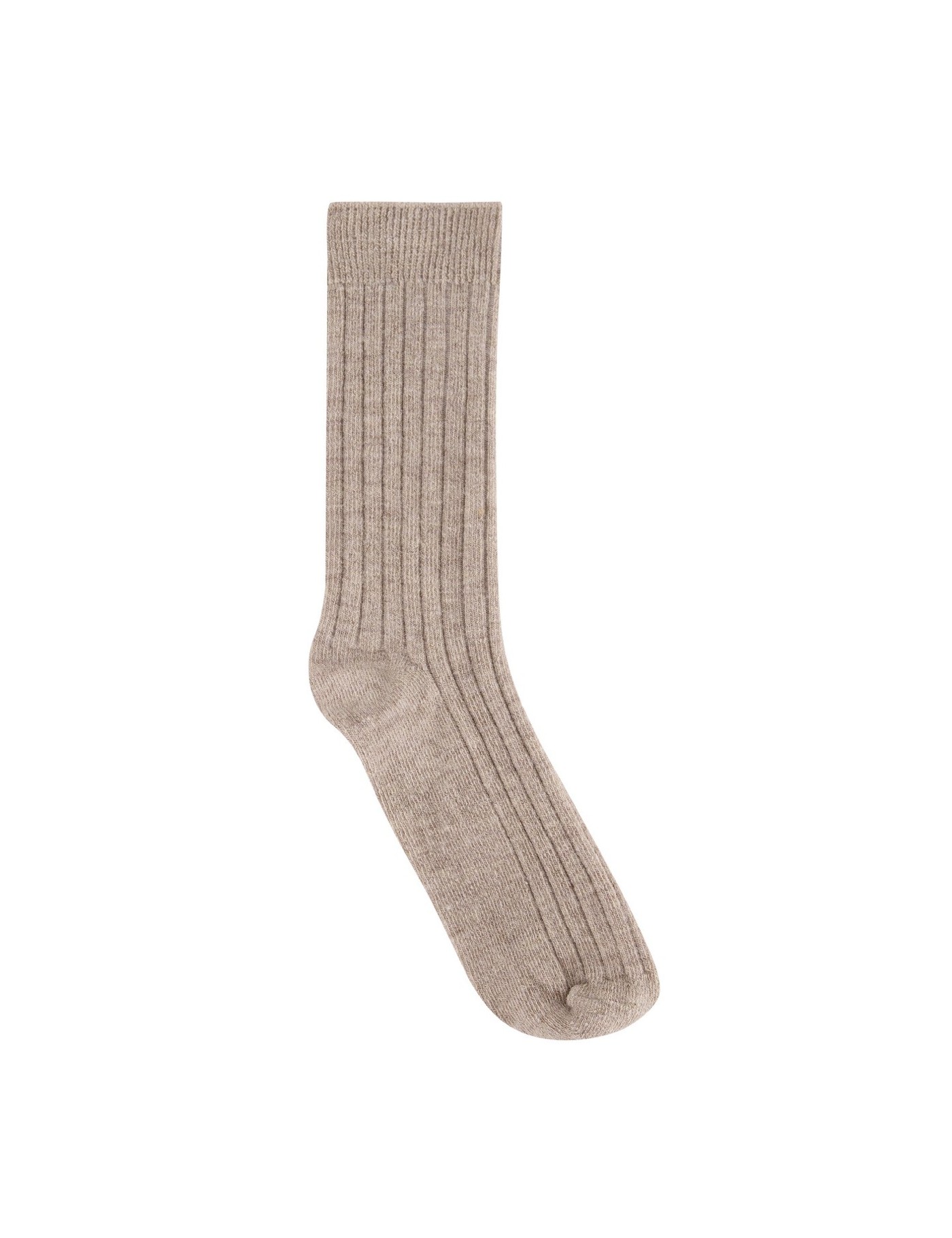 HUTTEliHUT Wool Rib Socks 2-Pack Camel Melange – Skarpetki HUTTEliHUT Wool Rib Socks 2-Pack Camel Melange – Skarpetki