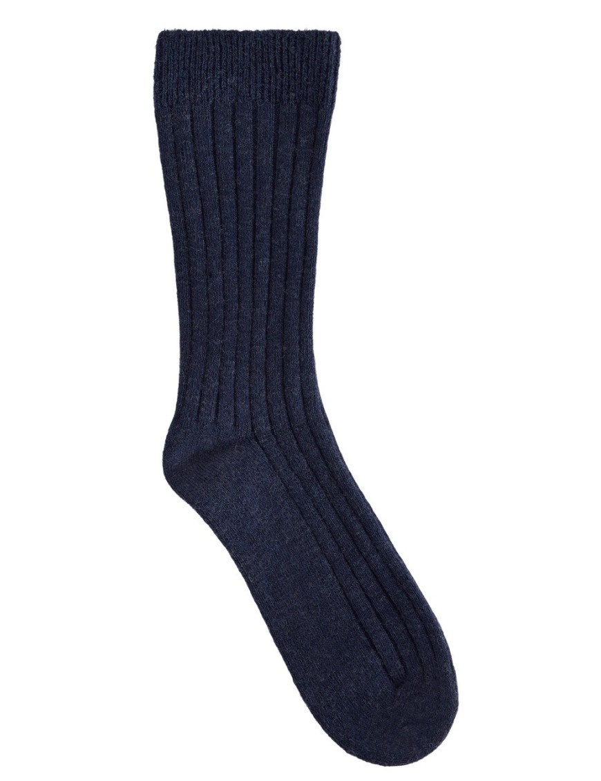 HUTTEliHUT Wool Rib Socks 2-Pack Dark Navy – Skarpetki
